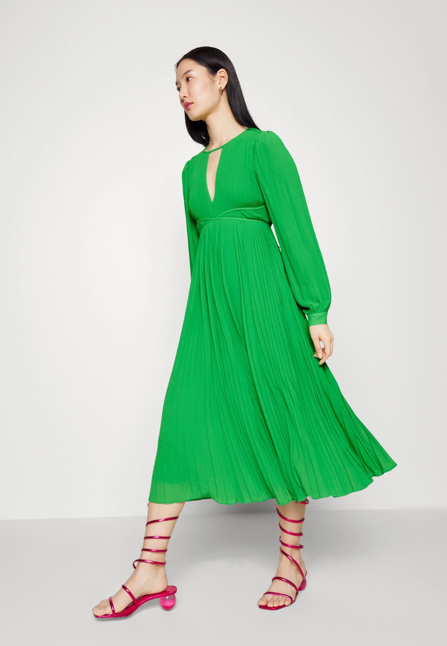MICHAEL Michael Kors Pleated - Cocktailjurk - Spring Green 6 MICHAEL Michael Kors Pleated - Cocktailjurk - Spring Green - Afbeelding 4