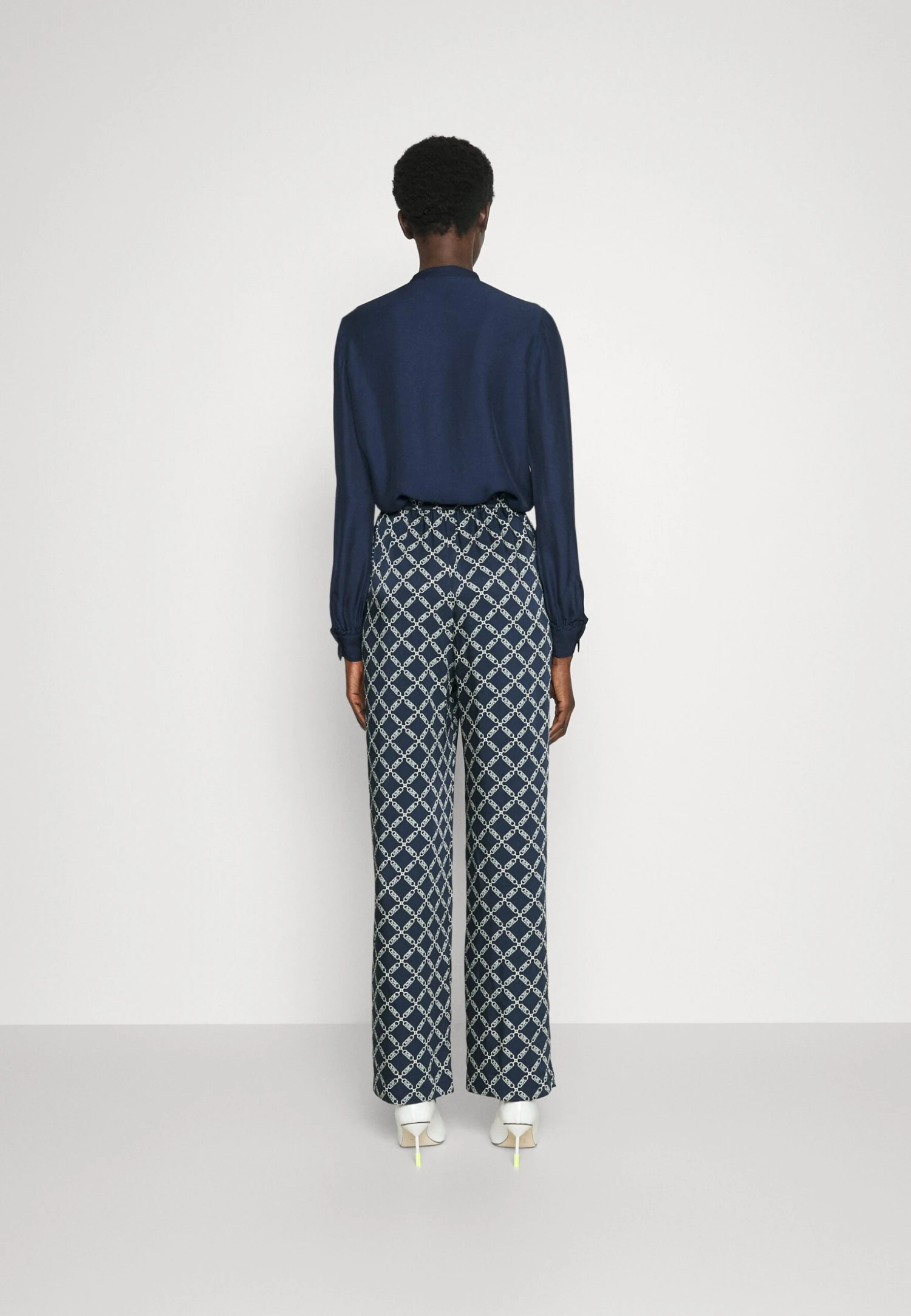 MICHAEL Michael Kors Empire Pull On Pant - Broek - Midnightblue 5 MICHAEL Michael Kors Empire Pull On Pant - Broek - Midnightblue - Afbeelding 3