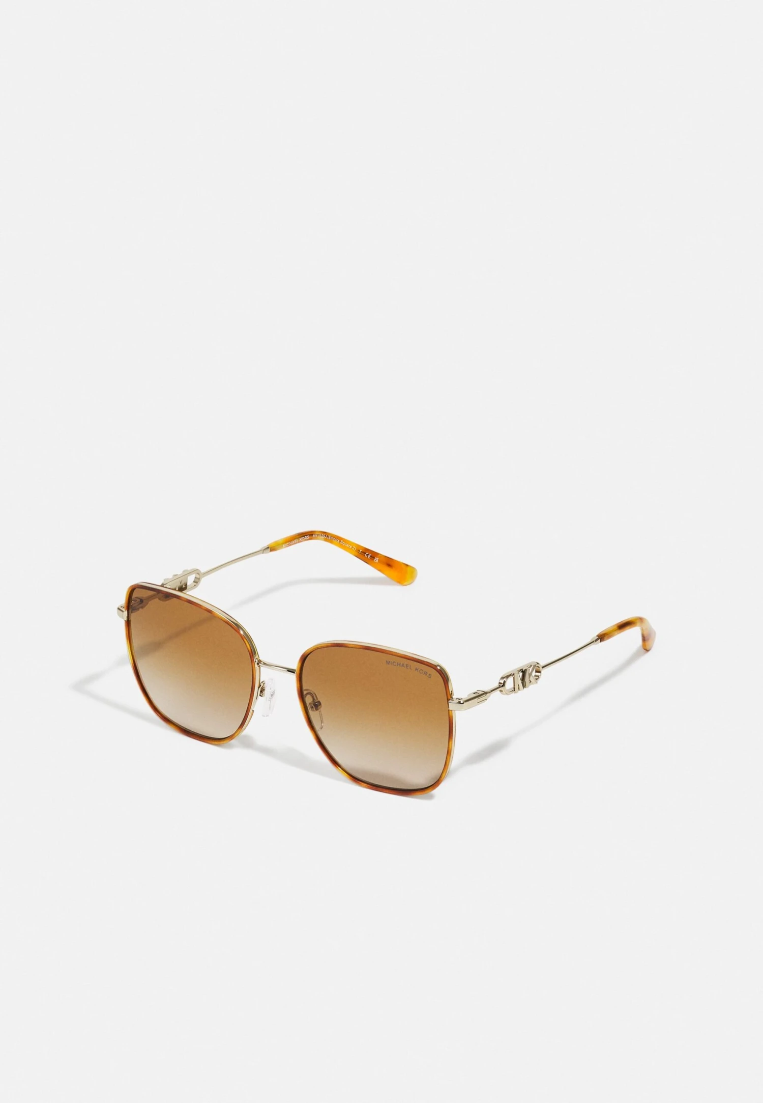 Michael Kors Empire Square- Zonnebril - Light Gold / Amber Tortoise 3 Michael Kors Empire Square- Zonnebril - Light Gold / Amber Tortoise