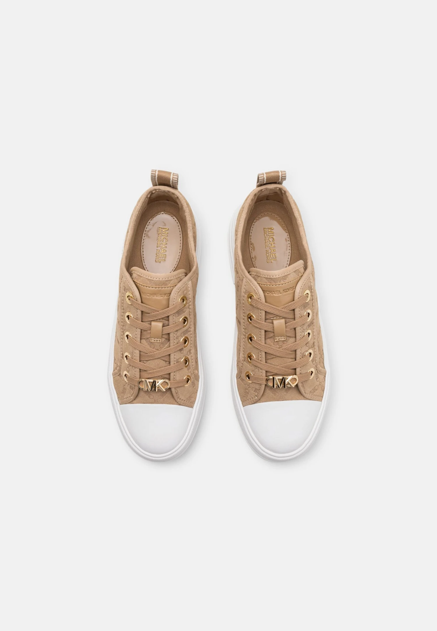 MICHAEL Michael Kors Evy Lace Up - Sneakers Laag - Camel 7 MICHAEL Michael Kors Evy Lace Up - Sneakers Laag - Camel - Afbeelding 5