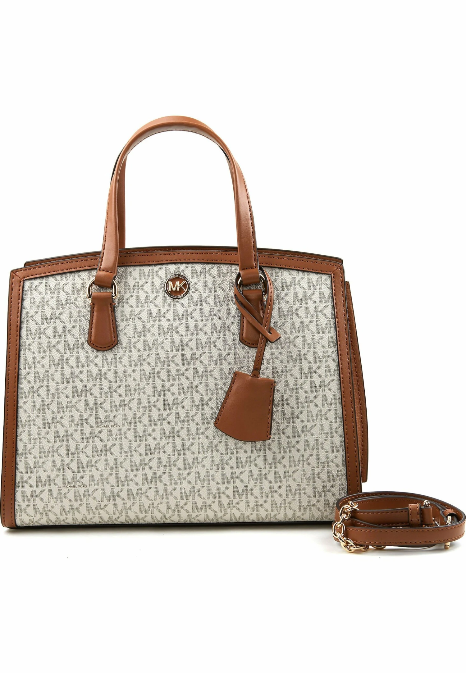 MICHAEL Michael Kors Chantal Md Satchel - Handtas - Beige 3 MICHAEL Michael Kors Chantal Md Satchel - Handtas - Beige
