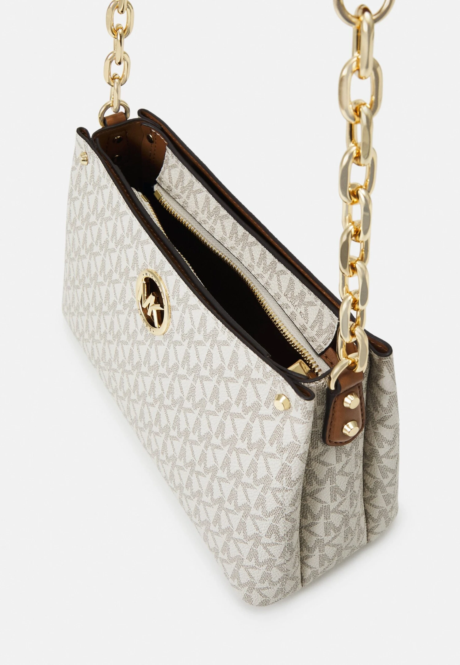 MICHAEL Michael Kors Allison Xbody - Schoudertas - Vanilla/Acorn 5 MICHAEL Michael Kors Allison Xbody - Schoudertas - Vanilla/Acorn - Afbeelding 3