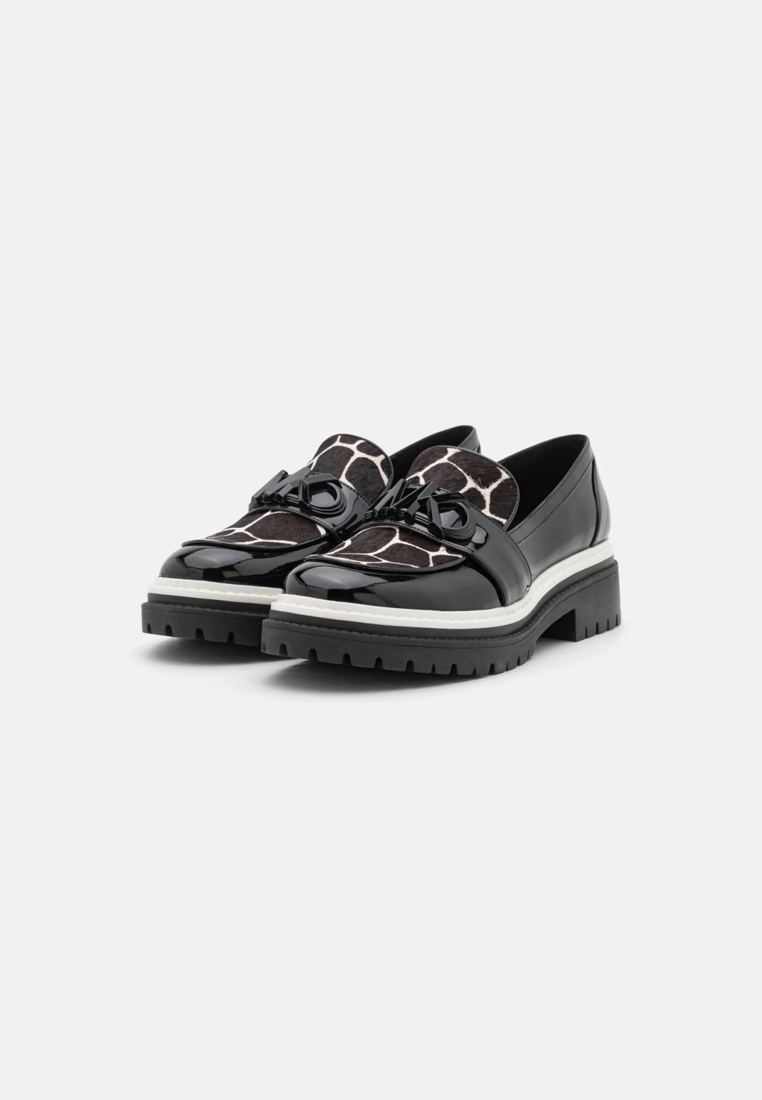 MICHAEL Michael Kors Parker Lug Loafer - Instappers - Black/Optic White 5 MICHAEL Michael Kors Parker Lug Loafer - Instappers - Black/Optic White - Afbeelding 3