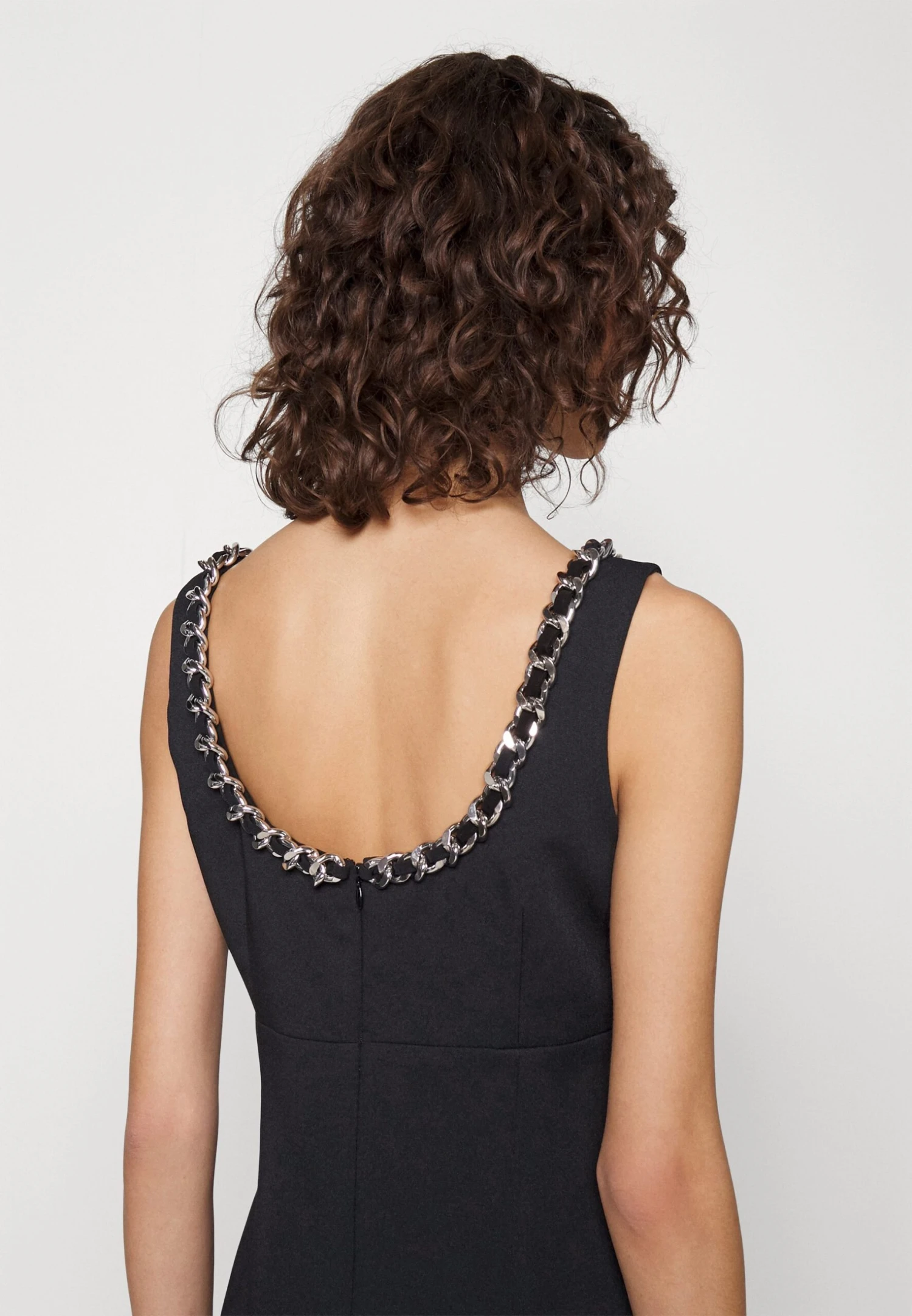MICHAEL Michael Kors Tank Cutout Chain- Jerseyjurk - Black 6 MICHAEL Michael Kors Tank Cutout Chain- Jerseyjurk - Black - Afbeelding 4