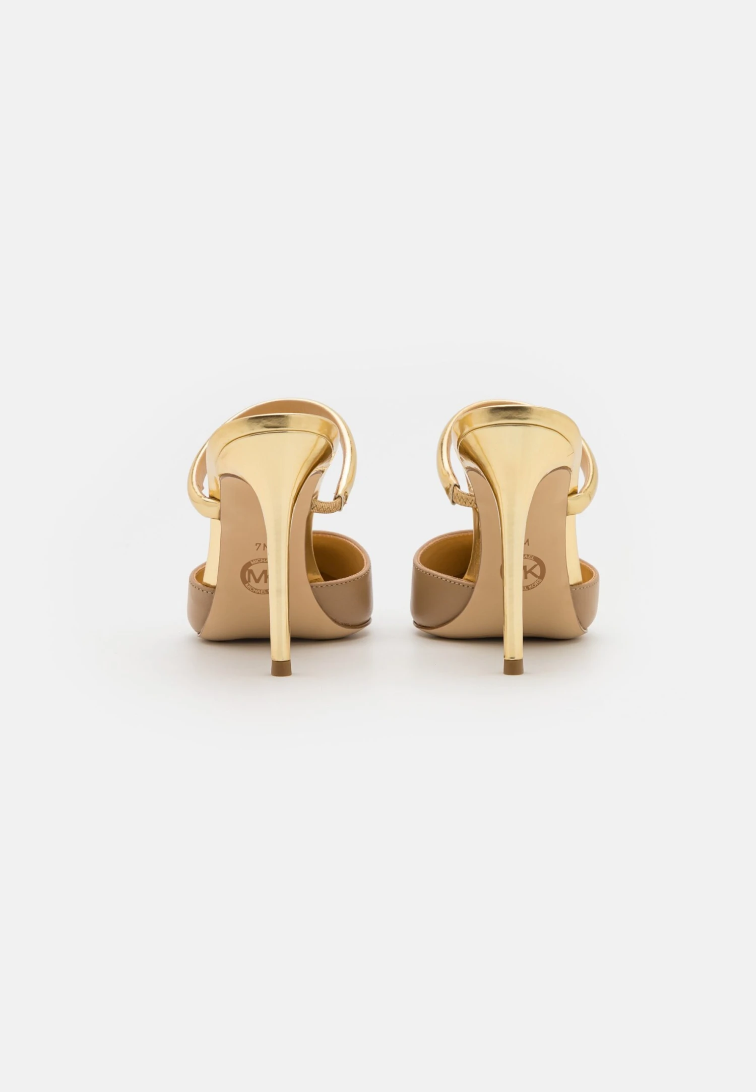 MICHAEL Michael Kors Jessa Mule- Muiltjes Met Hak - Camel 6 MICHAEL Michael Kors Jessa Mule- Muiltjes Met Hak - Camel - Afbeelding 4