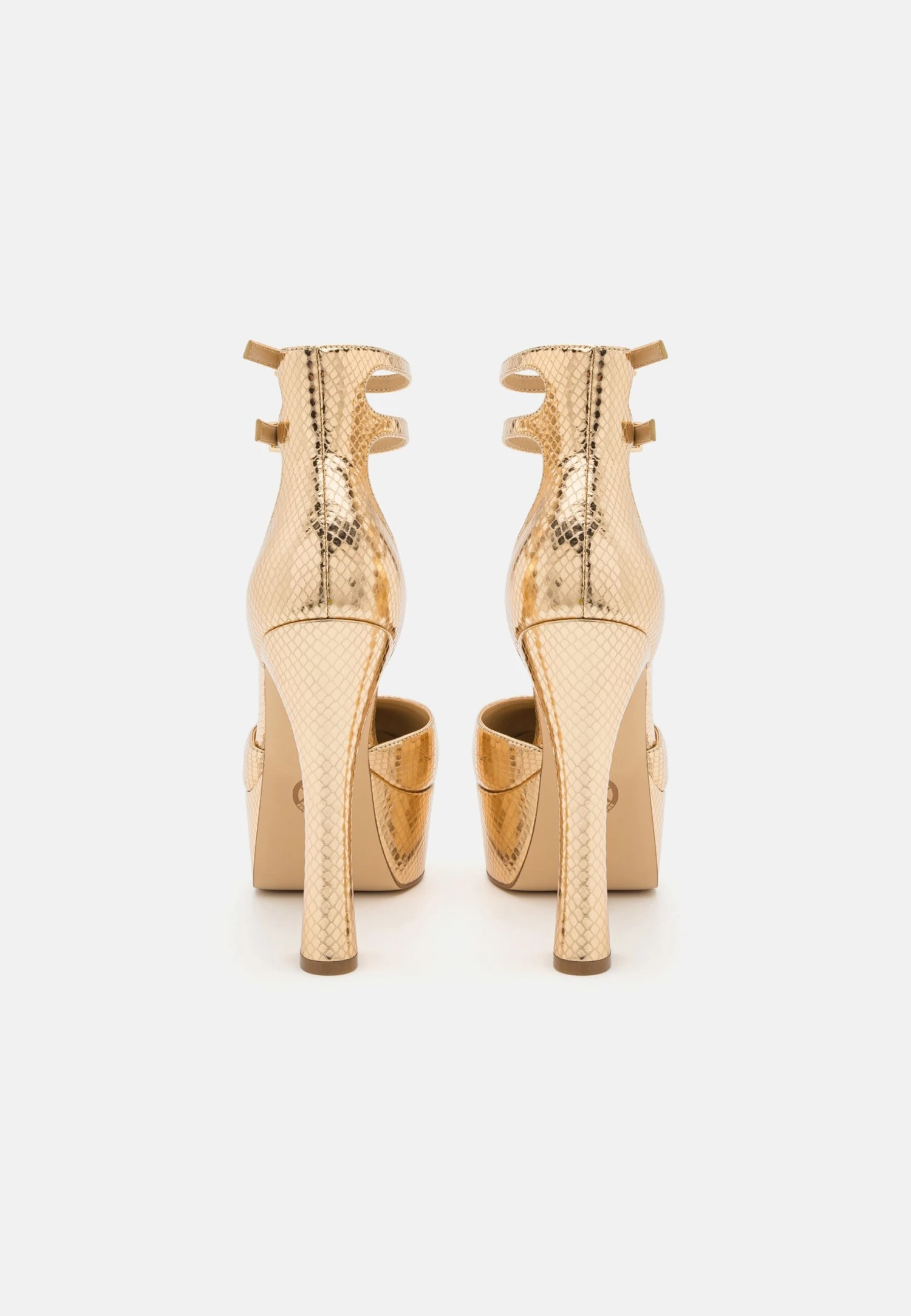 MICHAEL Michael Kors Martina Ankle Strap - Plateaupumps - Pale Gold 6 MICHAEL Michael Kors Martina Ankle Strap - Plateaupumps - Pale Gold - Afbeelding 4