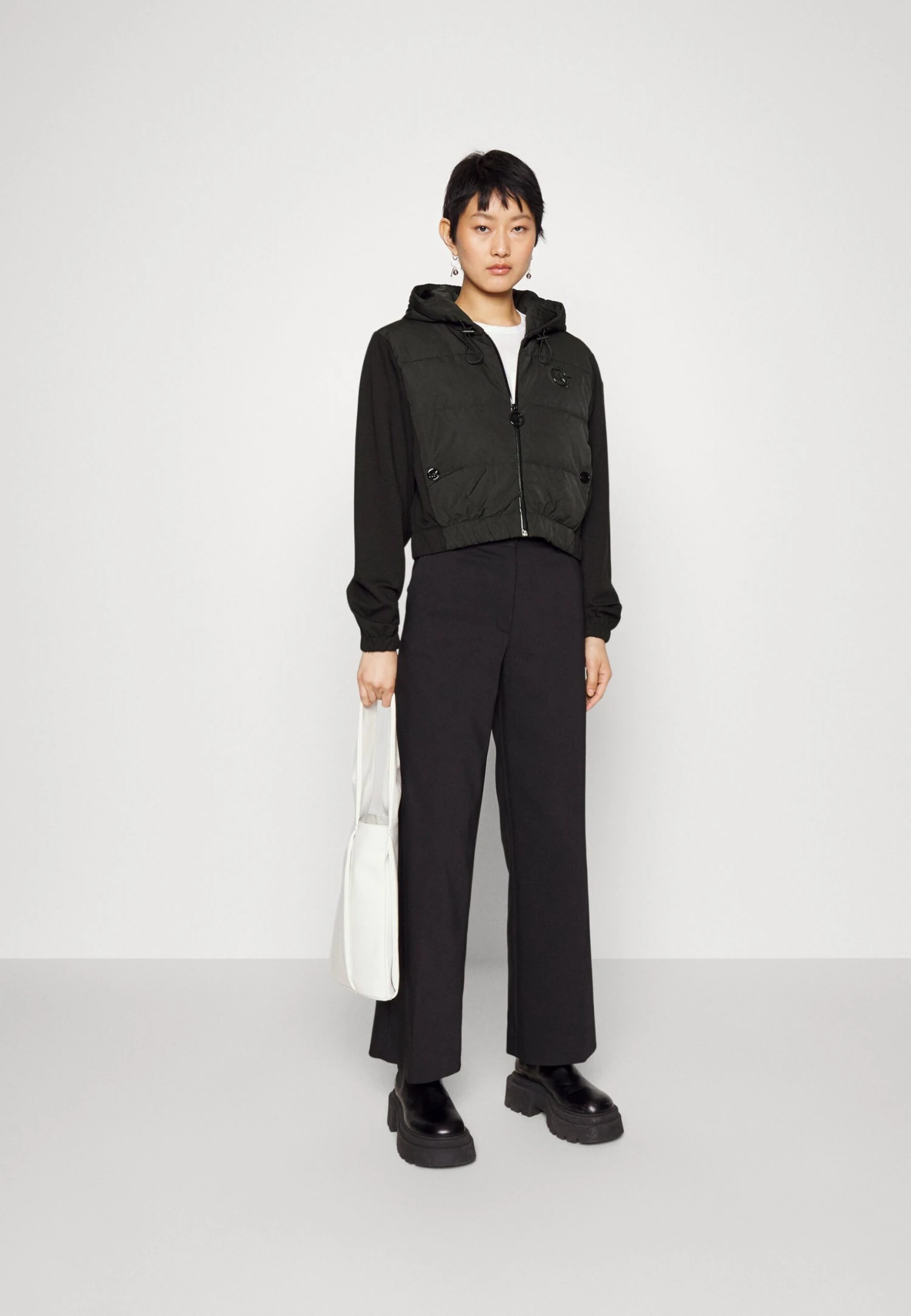 MICHAEL Michael Kors Ponte Mix Puffer - Gewatteerde Jas - Black 4 MICHAEL Michael Kors Ponte Mix Puffer - Gewatteerde Jas - Black - Afbeelding 2