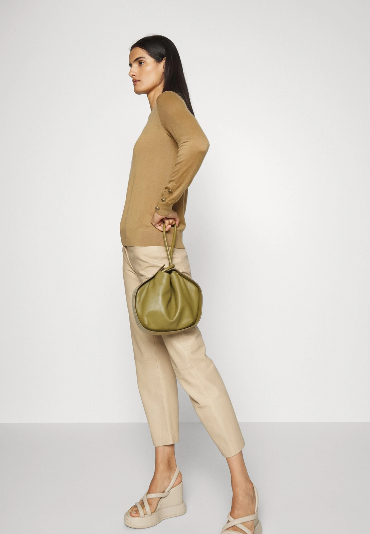 MICHAEL Michael Kors Button - Trui - Cafe 7 MICHAEL Michael Kors Button - Trui - Cafe - Afbeelding 5