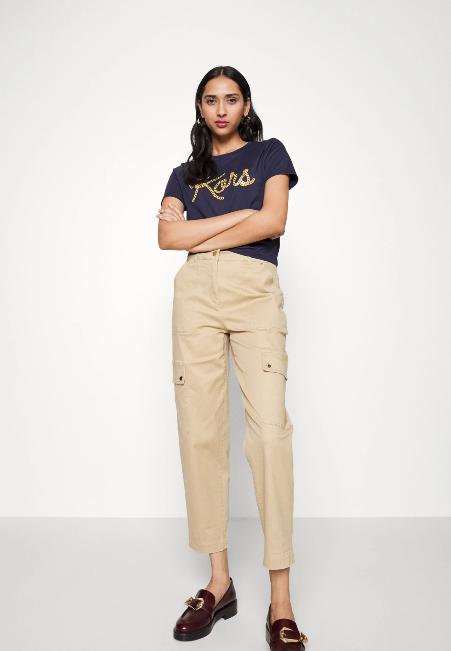 MICHAEL Michael Kors Zip Pant - Cargobroek - Khaki 8 MICHAEL Michael Kors Zip Pant - Cargobroek - Khaki - Afbeelding 6