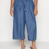 MICHAEL Michael Kors Wide Leg Tie Front Pants - Broek - Blue 1 MICHAEL Michael Kors Wide Leg Tie Front Pants - Broek - Blue -MICHAEL Michael Kors 783b501ba0d1406caa4e2a67f6f925b0