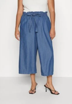 MICHAEL Michael Kors Wide Leg Tie Front Pants - Broek - Blue