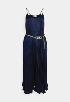MICHAEL Michael Kors Pleated Midi Dress - Cocktailjurk - Midnightblue 10 MICHAEL Michael Kors Pleated Midi Dress - Cocktailjurk - Midnightblue -MICHAEL Michael Kors 788d1d5d8b2d4b5dac858032beffca6d