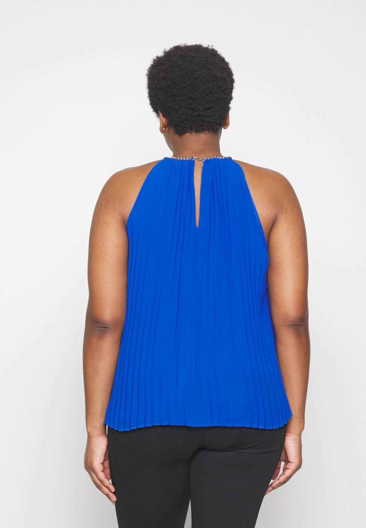 MICHAEL Michael Kors Solid Chain - Top - Royal Blue 5 MICHAEL Michael Kors Solid Chain - Top - Royal Blue - Afbeelding 3