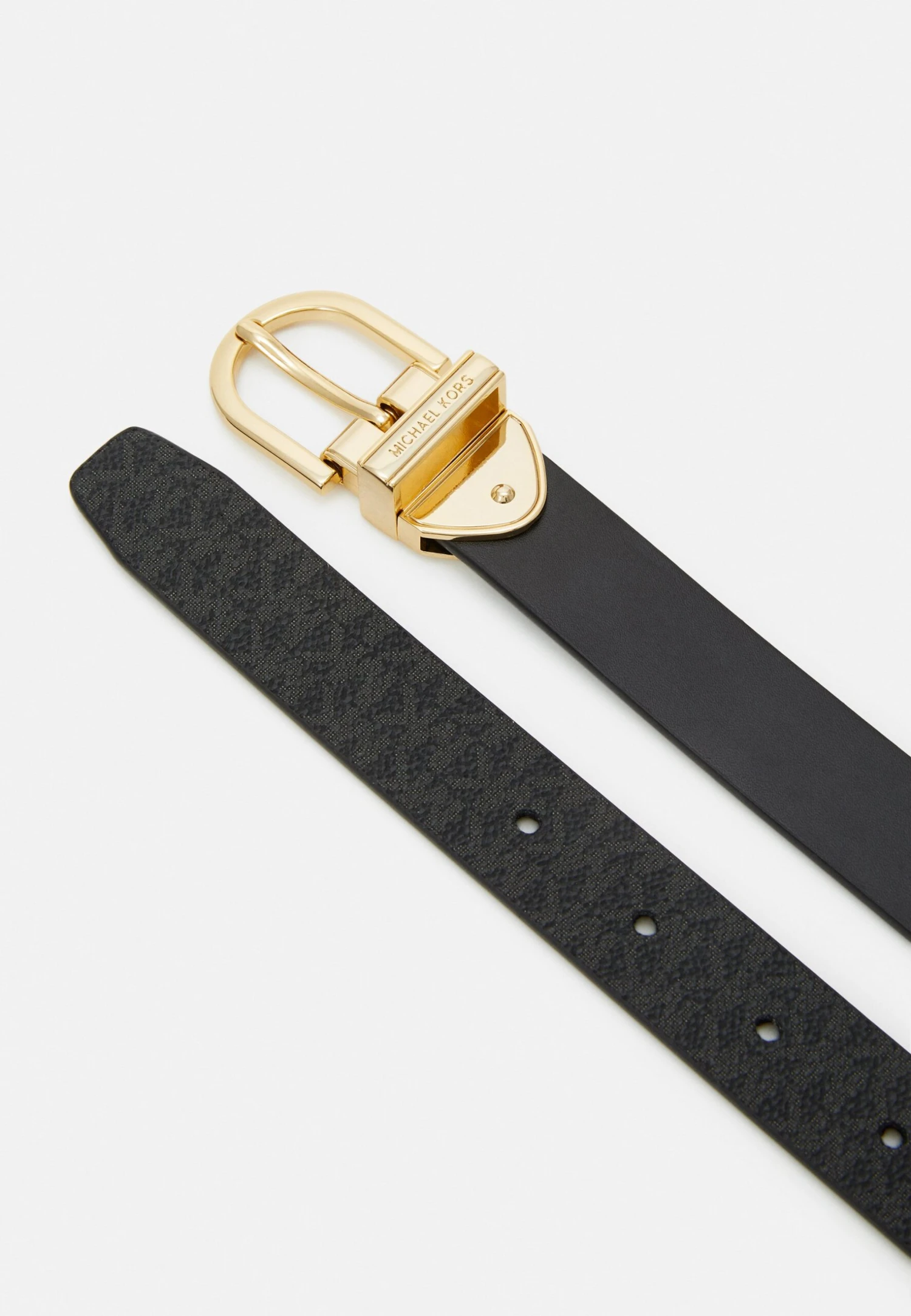 MICHAEL Michael Kors Reversible Belt - Riem - Black Logo/Gold 4 MICHAEL Michael Kors Reversible Belt - Riem - Black Logo/Gold - Afbeelding 2
