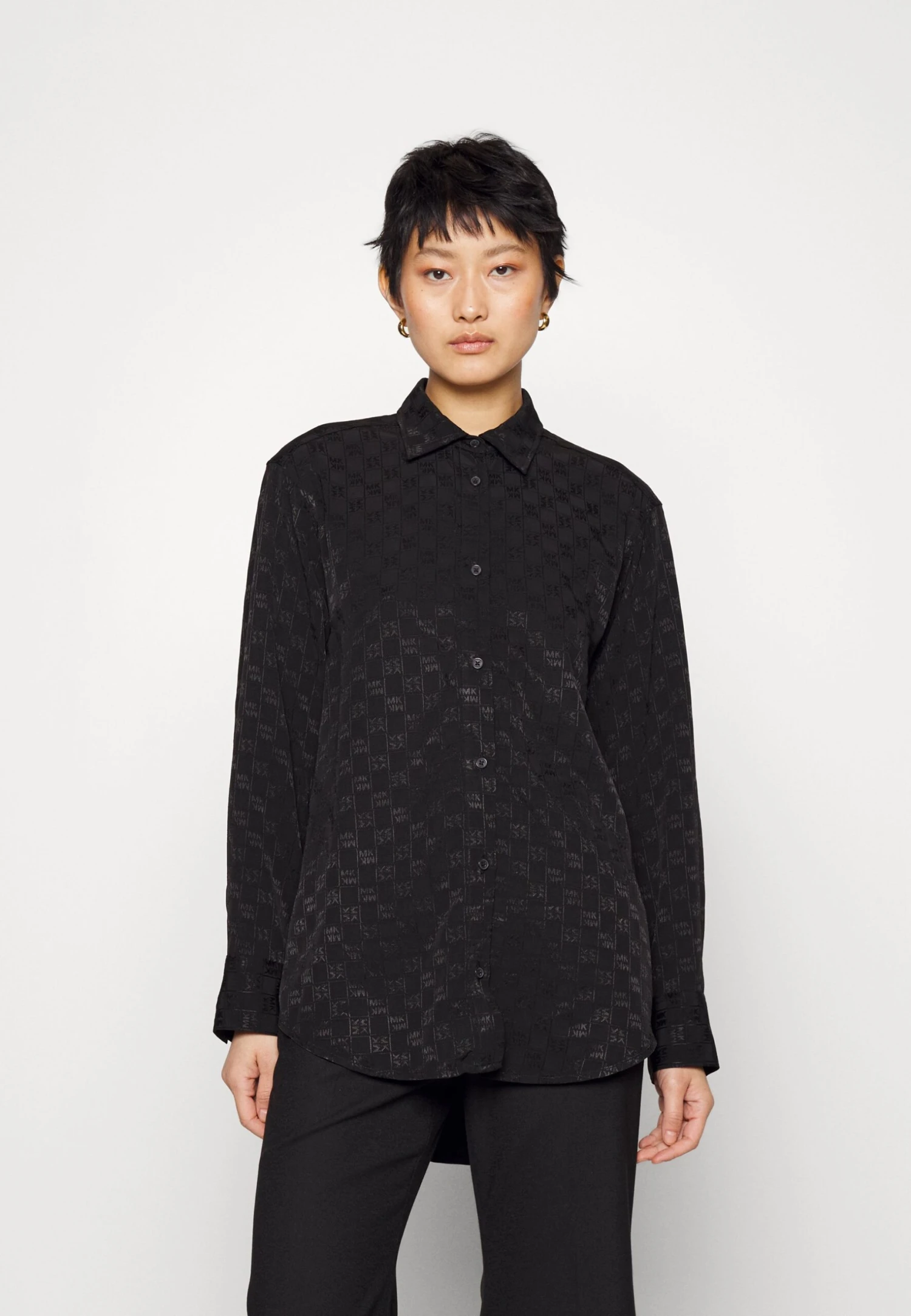 MICHAEL Michael Kors Logo - Overhemdblouse - Black 5 MICHAEL Michael Kors Logo - Overhemdblouse - Black - Afbeelding 3