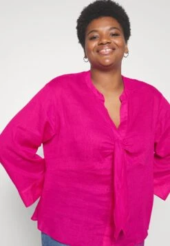 MICHAEL Michael Kors Solid Tie Blouse - Blouse - Cerise 11 MICHAEL Michael Kors Solid Tie Blouse - Blouse - Cerise -MICHAEL Michael Kors 7fd0abfc48da433498afa56ebe7f6c35