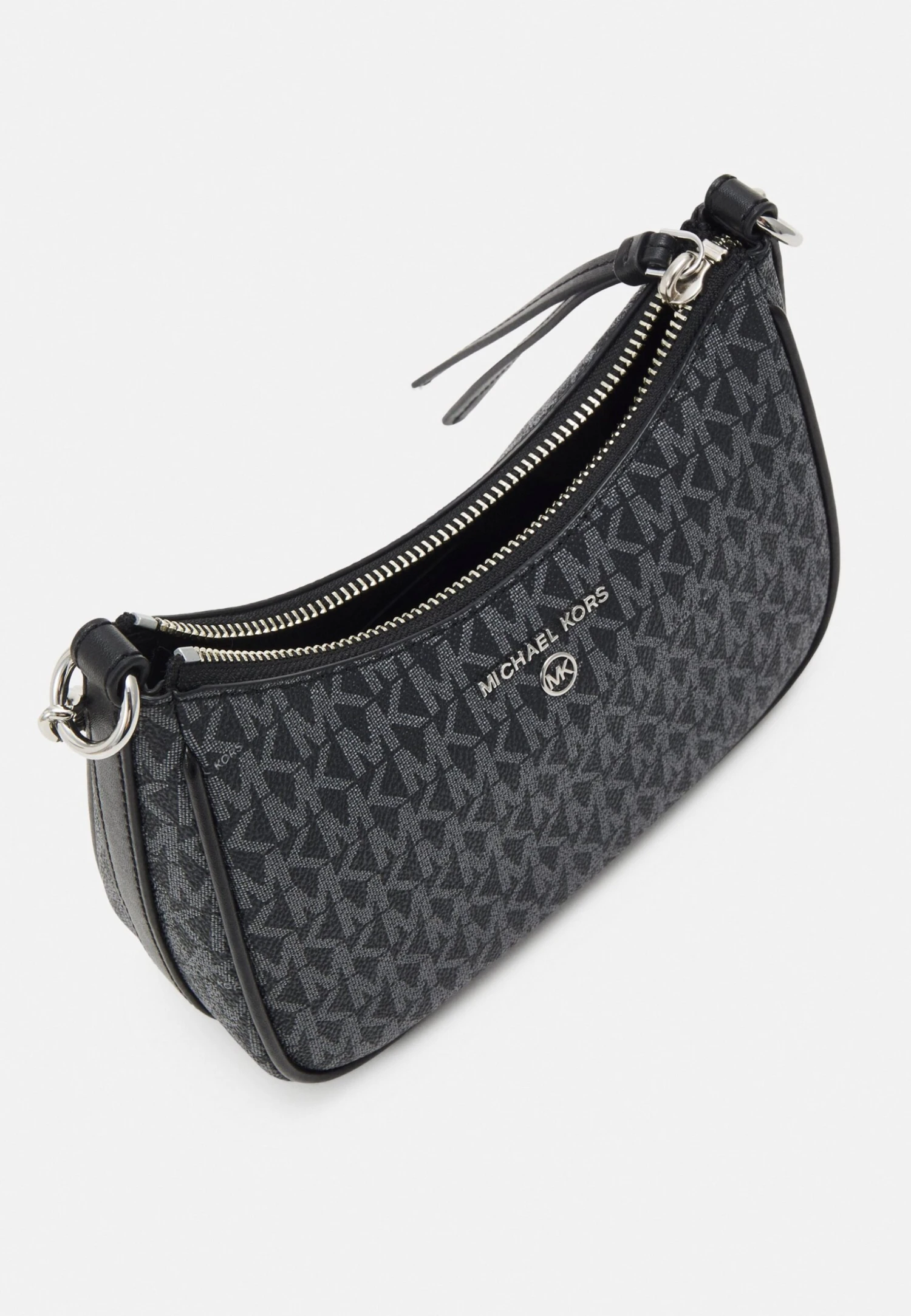 MICHAEL Michael Kors Jet Chain Pouchette - Handtas - Blk/Opticwht 5 MICHAEL Michael Kors Jet Chain Pouchette - Handtas - Blk/Opticwht - Afbeelding 3