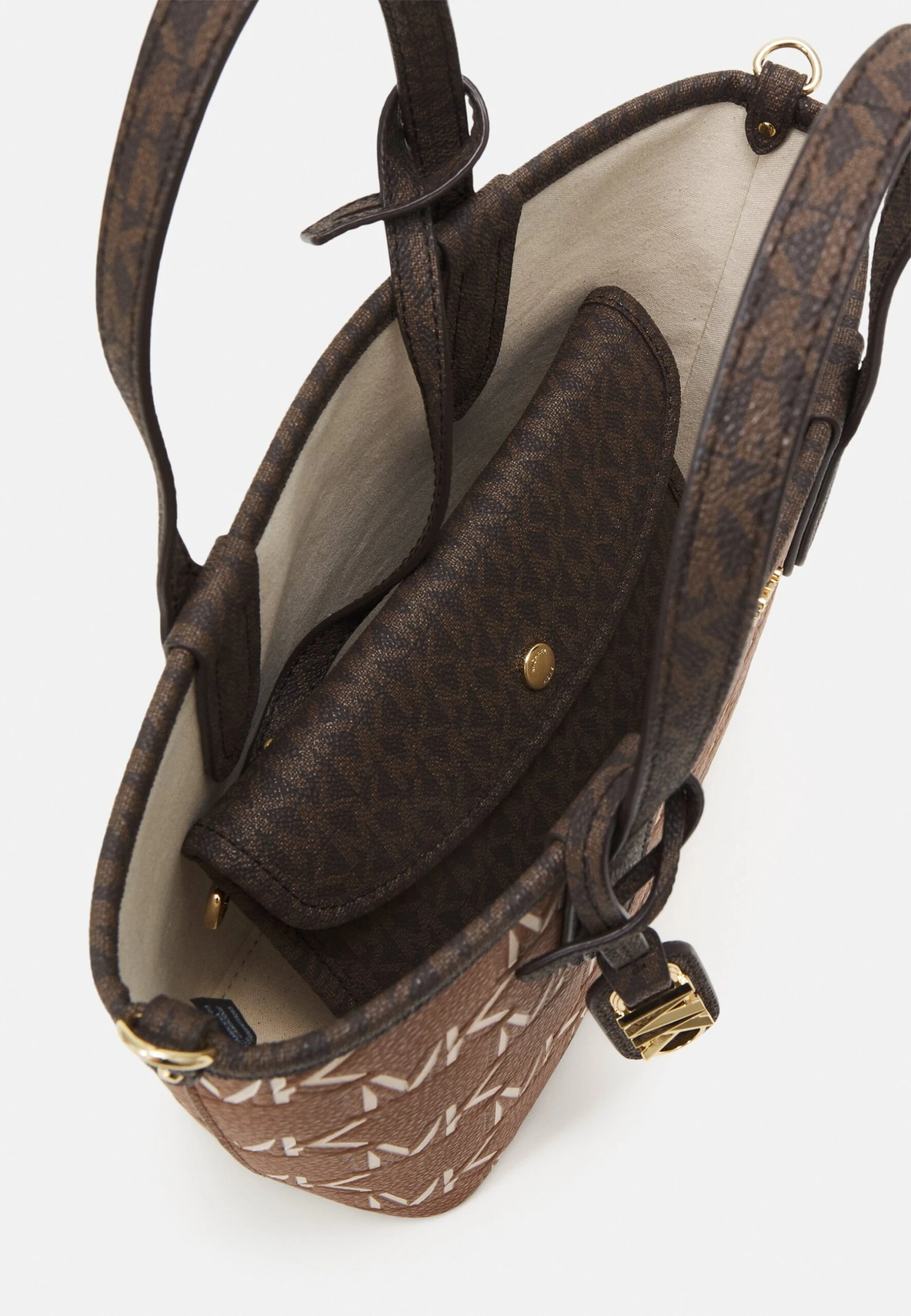 MICHAEL Michael Kors Eliza Open Tote Set - Handtas - Brown 5 MICHAEL Michael Kors Eliza Open Tote Set - Handtas - Brown - Afbeelding 3