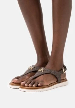 MICHAEL Michael Kors Jilly Flat - Teensandalen - Brown