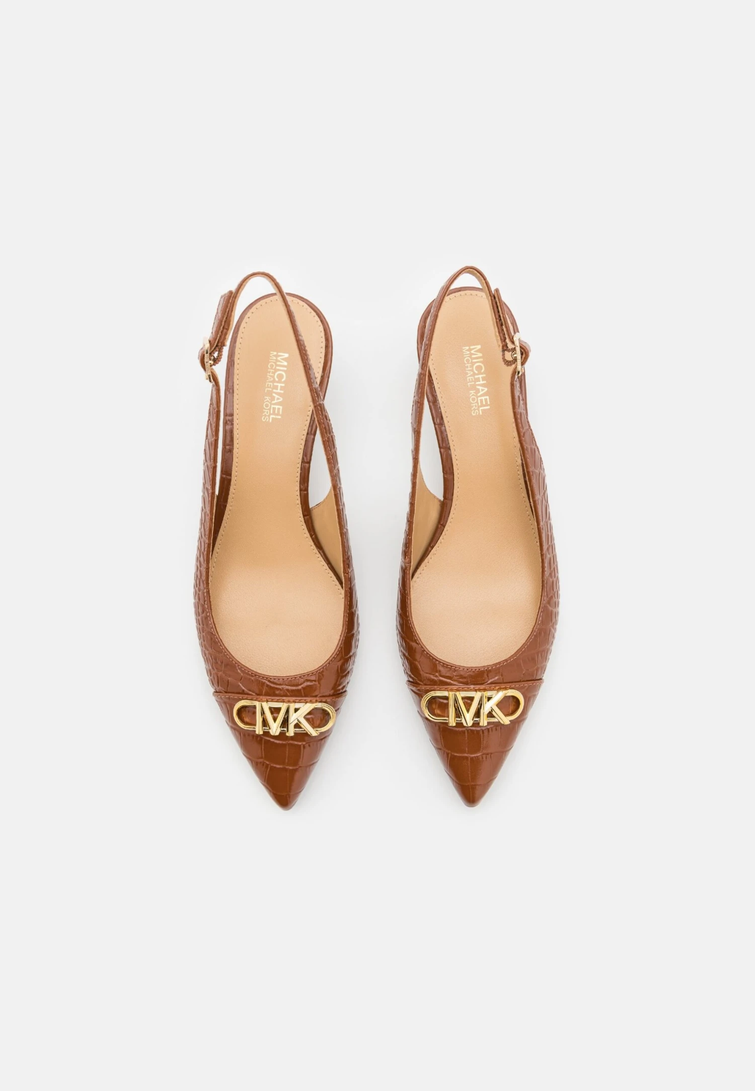 MICHAEL Michael Kors Parker Flex Kitten Sling - Klassieke Pumps - Chestnut 7 MICHAEL Michael Kors Parker Flex Kitten Sling - Klassieke Pumps - Chestnut - Afbeelding 5