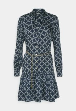 MICHAEL Michael Kors Empire Logo Tie - Blousejurk - Midnight Blue 14 MICHAEL Michael Kors Empire Logo Tie - Blousejurk - Midnight Blue -MICHAEL Michael Kors 85f10d90e2b14103bf6d929d1756ebeb