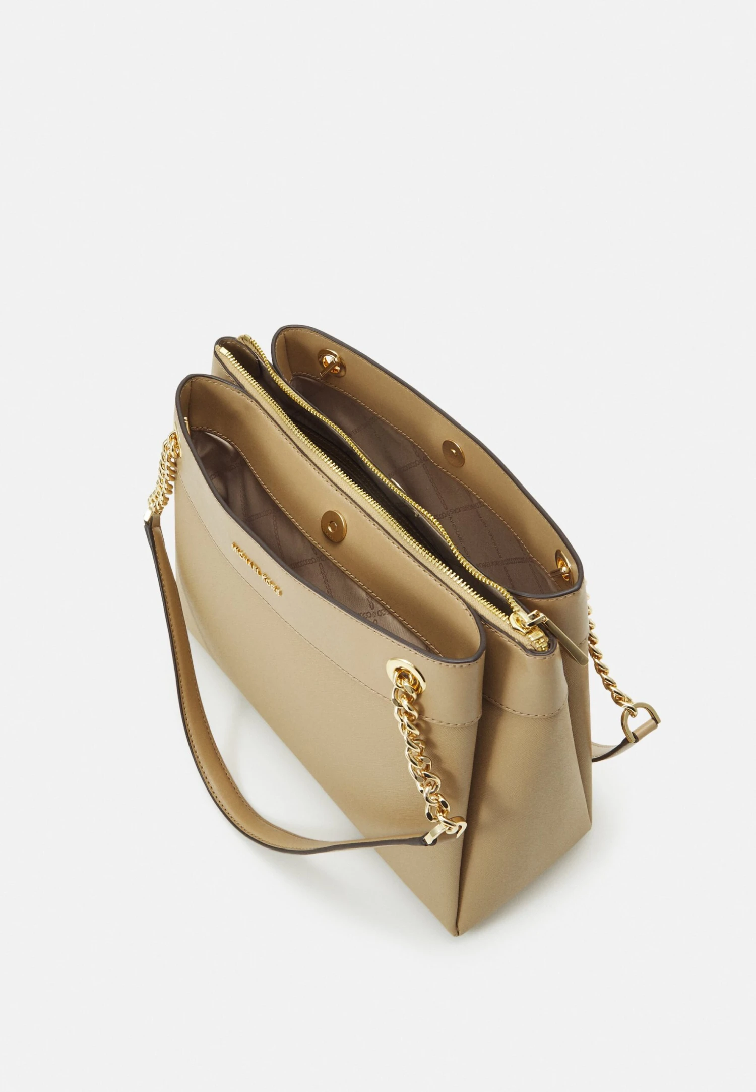 MICHAEL Michael Kors Lori Chain Tote - Handtas - Camel 5 MICHAEL Michael Kors Lori Chain Tote - Handtas - Camel - Afbeelding 3