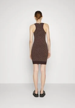 MICHAEL Michael Kors Eco Bold Logo - Jurk - Chocolate 10 MICHAEL Michael Kors Eco Bold Logo - Jurk - Chocolate -MICHAEL Michael Kors 87c68ccaa3894dc985a5286d7ba9c0da