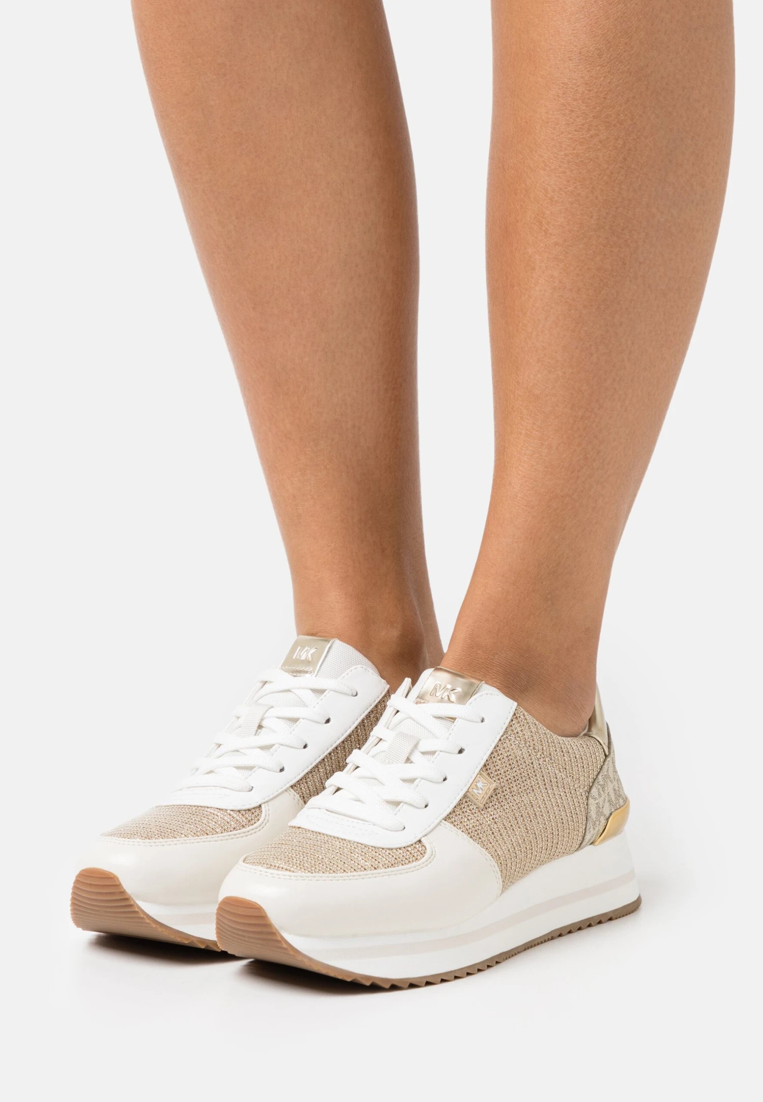 MICHAEL Michael Kors Monique - Sneakers Laag - Pale Gold 3 MICHAEL Michael Kors Monique - Sneakers Laag - Pale Gold