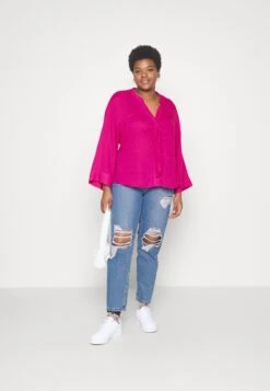 MICHAEL Michael Kors Solid Tie Blouse - Blouse - Cerise 9 MICHAEL Michael Kors Solid Tie Blouse - Blouse - Cerise -MICHAEL Michael Kors 8820414fdd594bab8e69fc9d4fb5af42