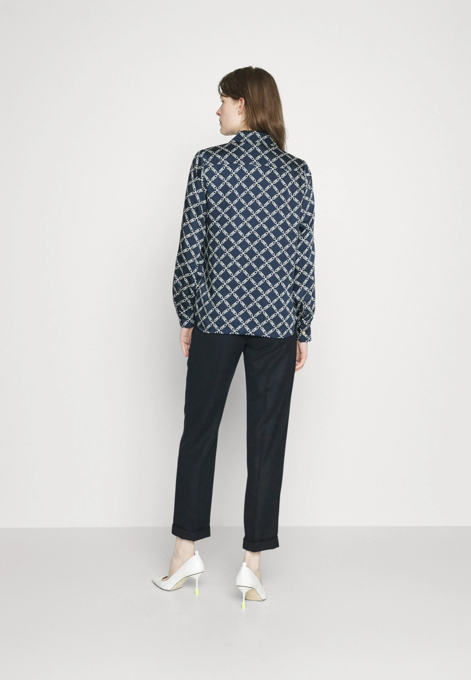 MICHAEL Michael Kors Empire Shirt - Overhemdblouse - Midnight Blue 5 MICHAEL Michael Kors Empire Shirt - Overhemdblouse - Midnight Blue - Afbeelding 3