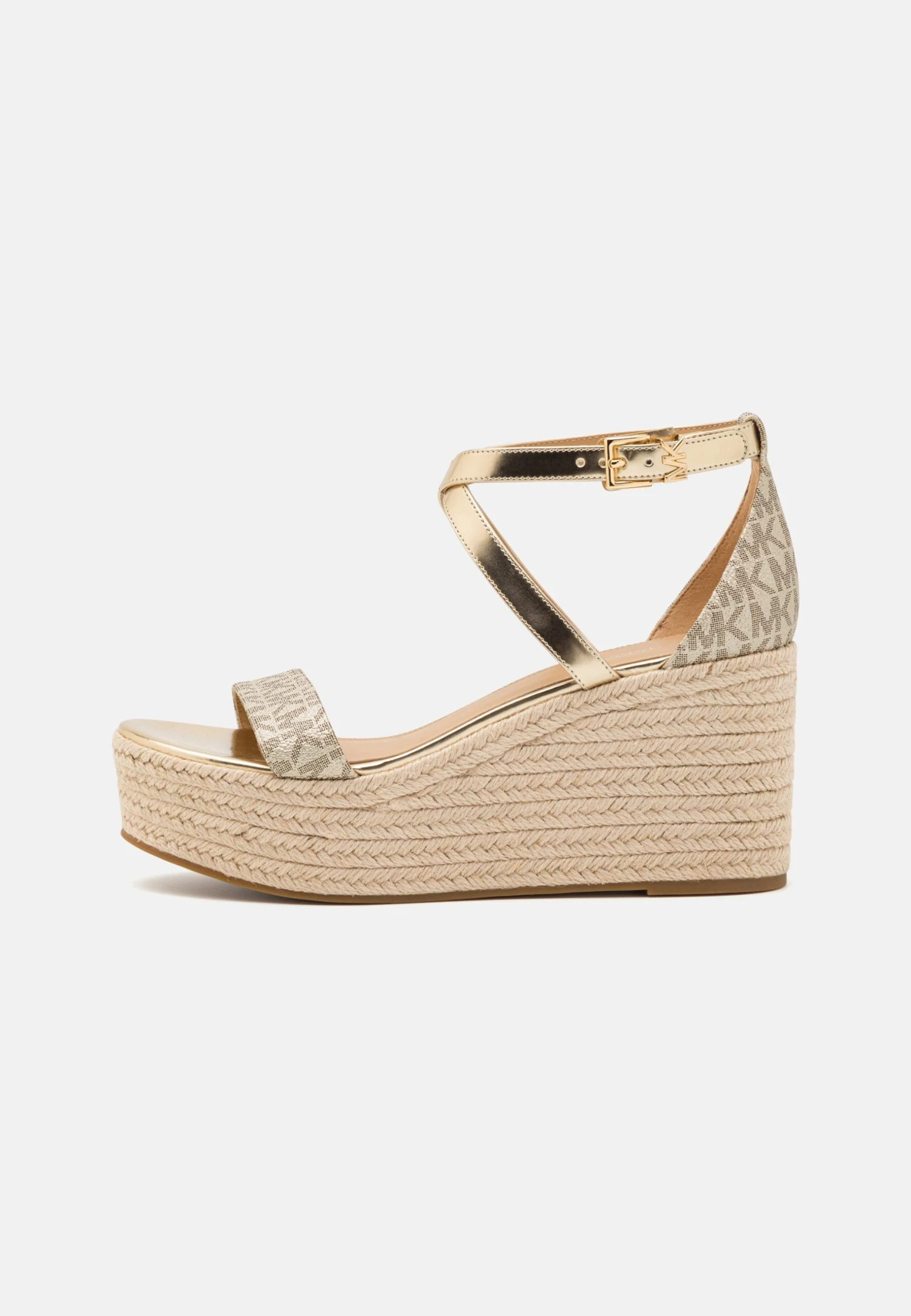 MICHAEL Michael Kors Serena- Sandalen Met Hoge Hak - Gold Coloured 4 MICHAEL Michael Kors Serena- Sandalen Met Hoge Hak - Gold Coloured - Afbeelding 2