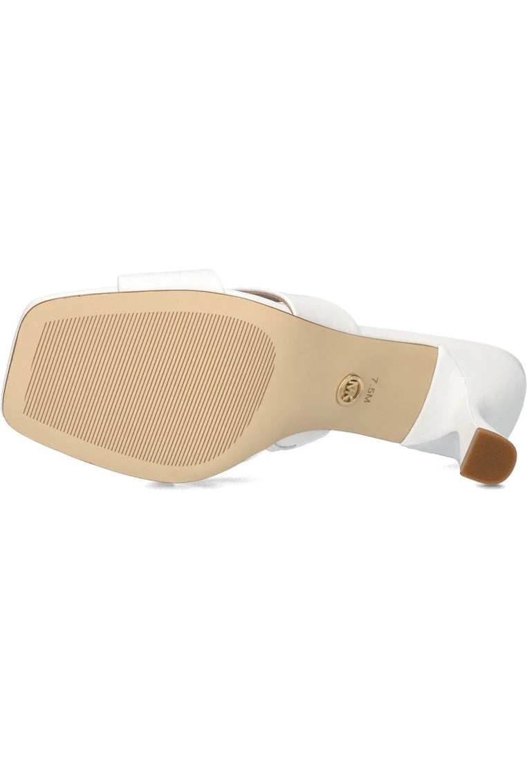 Michael Kors Clara- Muiltjes Met Hak - Wit 6 Michael Kors Clara- Muiltjes Met Hak - Wit - Afbeelding 4