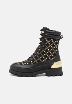 MICHAEL Michael Kors Rowan Lace - Enkellaarsjes Met Plateauzool - Black/Pale Gold 10 MICHAEL Michael Kors Rowan Lace - Enkellaarsjes Met Plateauzool - Black/Pale Gold -MICHAEL Michael Kors 8c46088714ec4af7b77b12174412bbc0