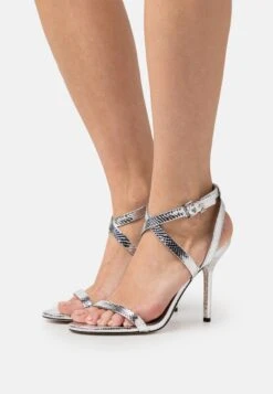 MICHAEL Michael Kors Asha - Sandalen Met Hoge Hak - Silver