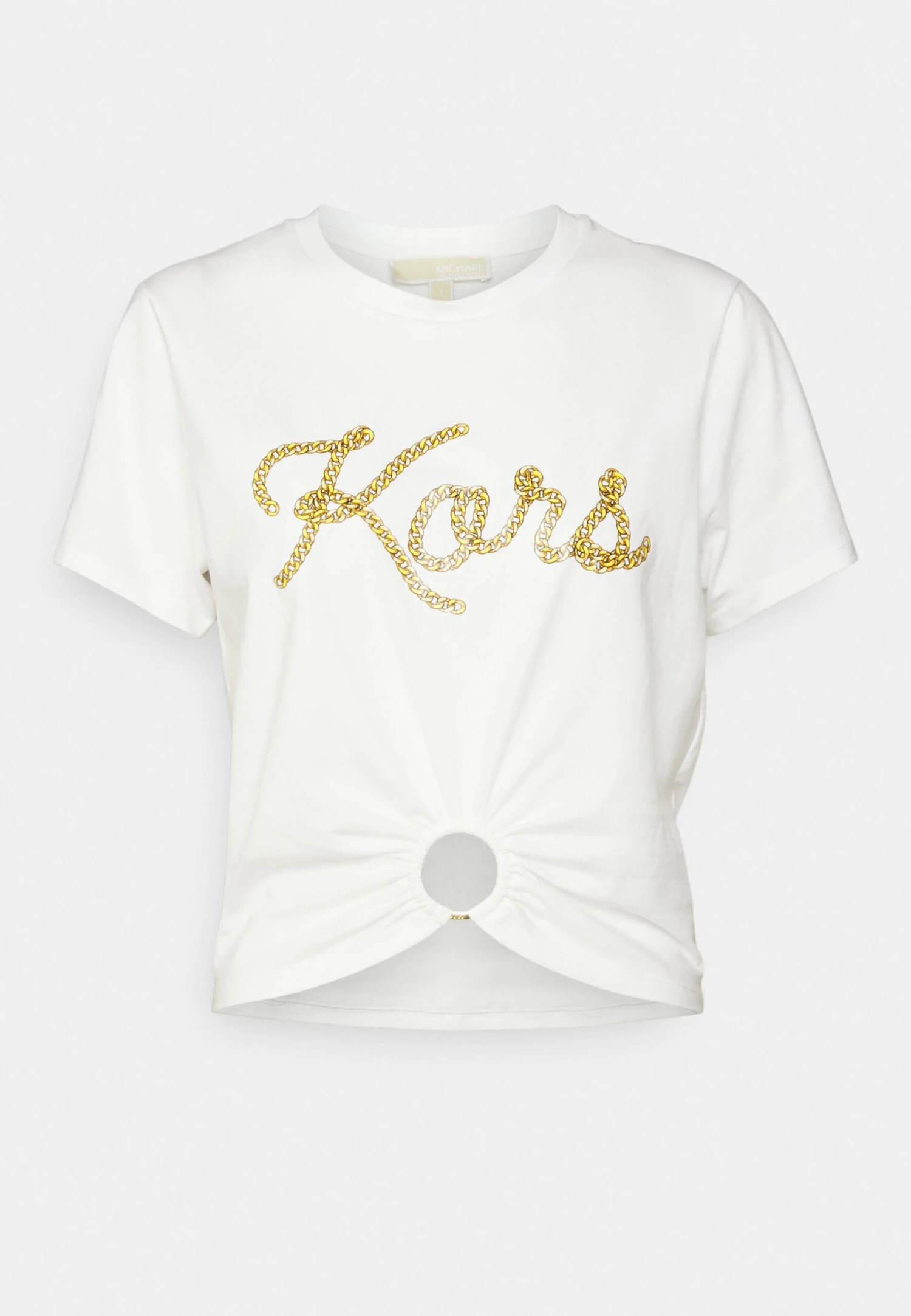 MICHAEL Michael Kors Ruched Baby- T-Shirt Print - White 7 MICHAEL Michael Kors Ruched Baby- T-Shirt Print - White - Afbeelding 5