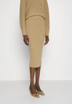 MICHAEL Michael Kors Merino Skirt - Kokerrok - Dark Camel