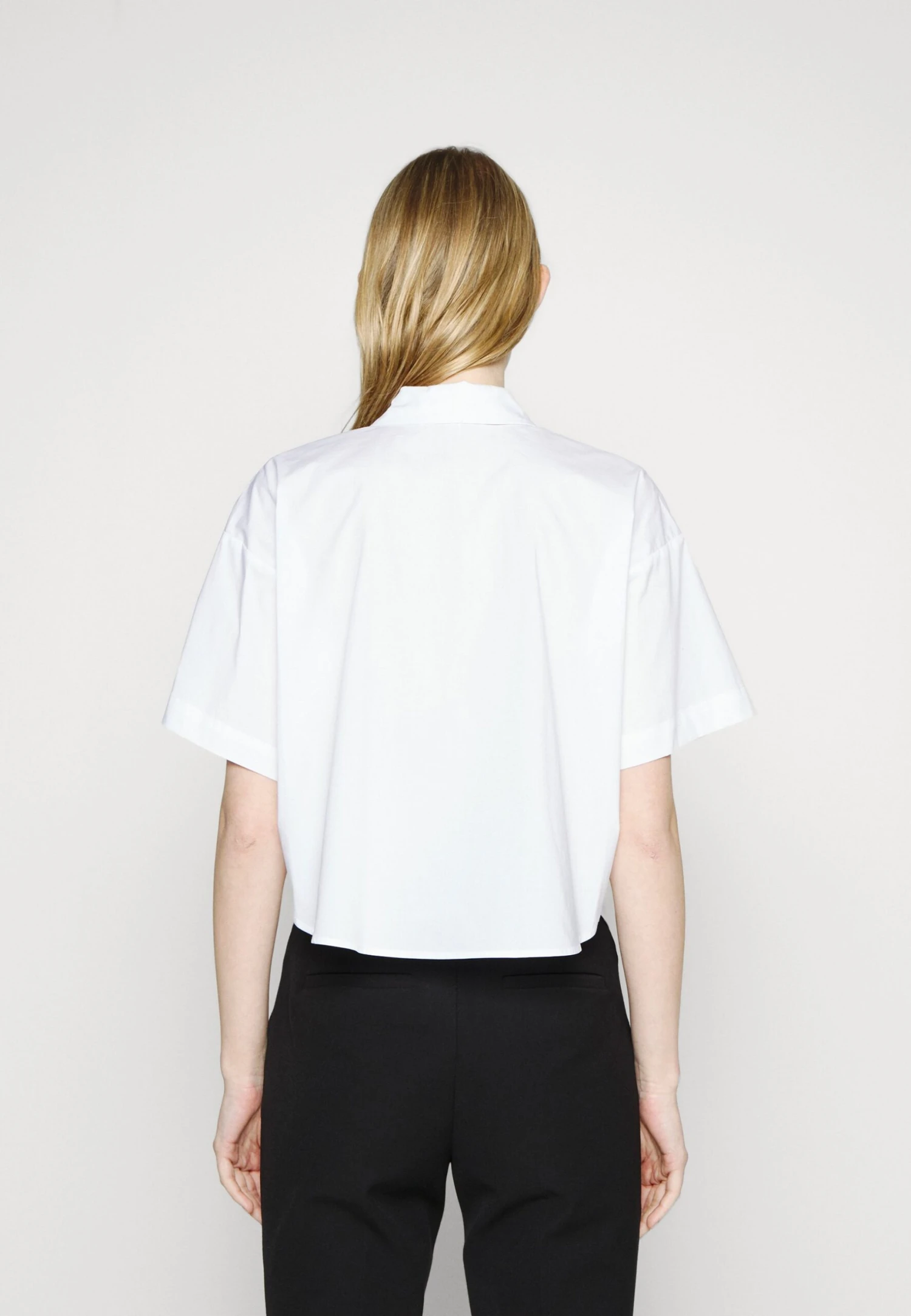 MICHAEL Michael Kors Crop - Overhemdblouse - White 5 MICHAEL Michael Kors Crop - Overhemdblouse - White - Afbeelding 3