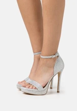 MICHAEL Michael Kors Jordyn Platfrom- Sandalen Met Plateauzool - Silver