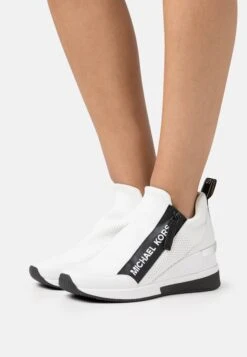 MICHAEL Michael Kors Willis Wedge Trainer - Sneakers Laag - Optic White