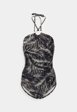 MICHAEL Michael Kors Sonoran Palm Logo Ring Halter One Piece - Badpak - Black 10 MICHAEL Michael Kors Sonoran Palm Logo Ring Halter One Piece - Badpak - Black -MICHAEL Michael Kors 9681fb1058264993982b9f56232950cd
