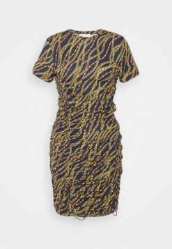 MICHAEL Michael Kors Chain Ruched- Cocktailjurk - Midnightblue -MICHAEL Michael Kors 9696ed69e28a4c969e3ad0826887d2aa