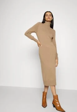 MICHAEL Michael Kors Easy Slit Midi - Jurk - Cafe 12 MICHAEL Michael Kors Easy Slit Midi - Jurk - Cafe -MICHAEL Michael Kors 96dbd13b082745ecb4f6fe99083b27de