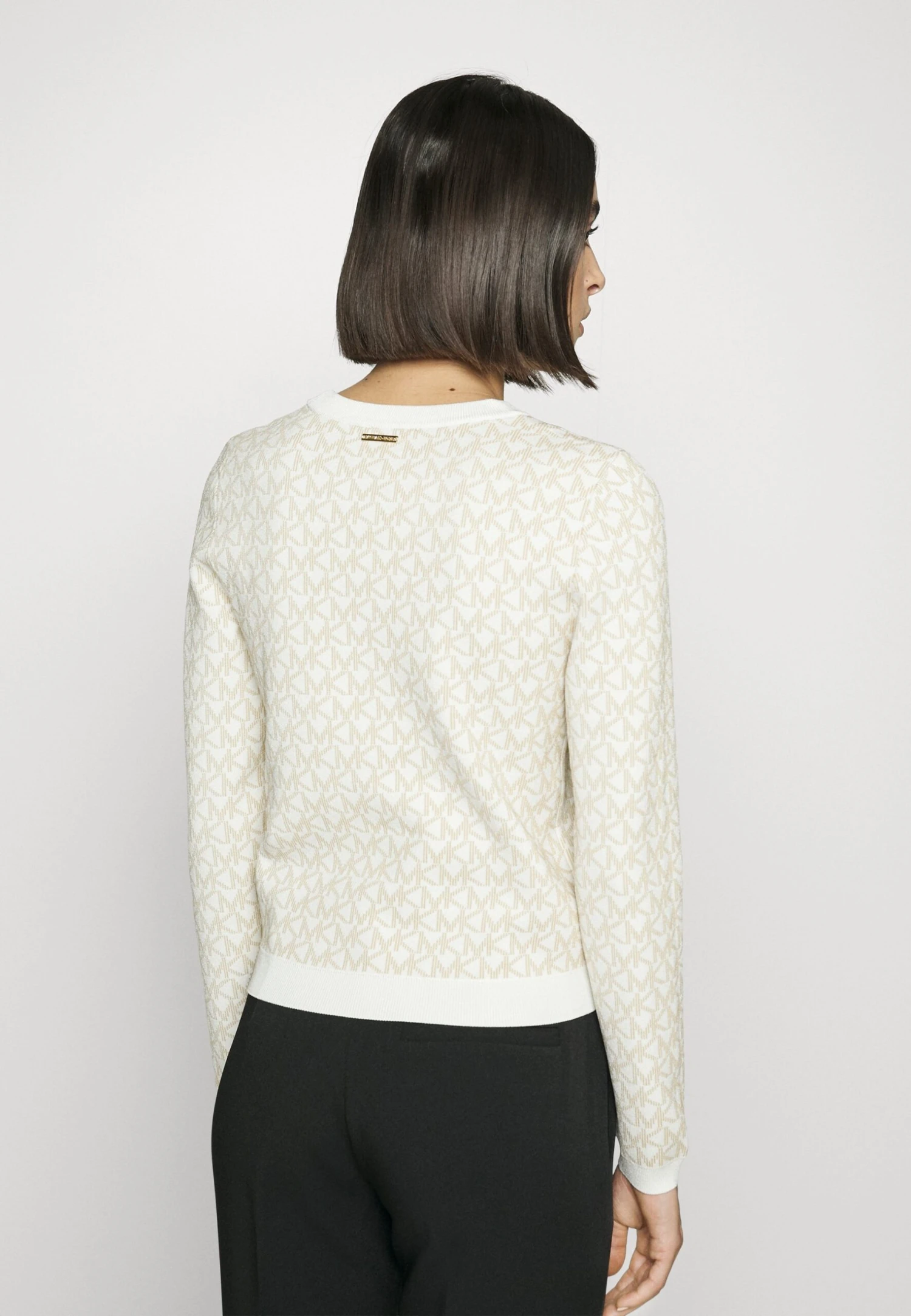 MICHAEL Michael Kors Mega Crew - Longsleeve - Bone 5 MICHAEL Michael Kors Mega Crew - Longsleeve - Bone - Afbeelding 3