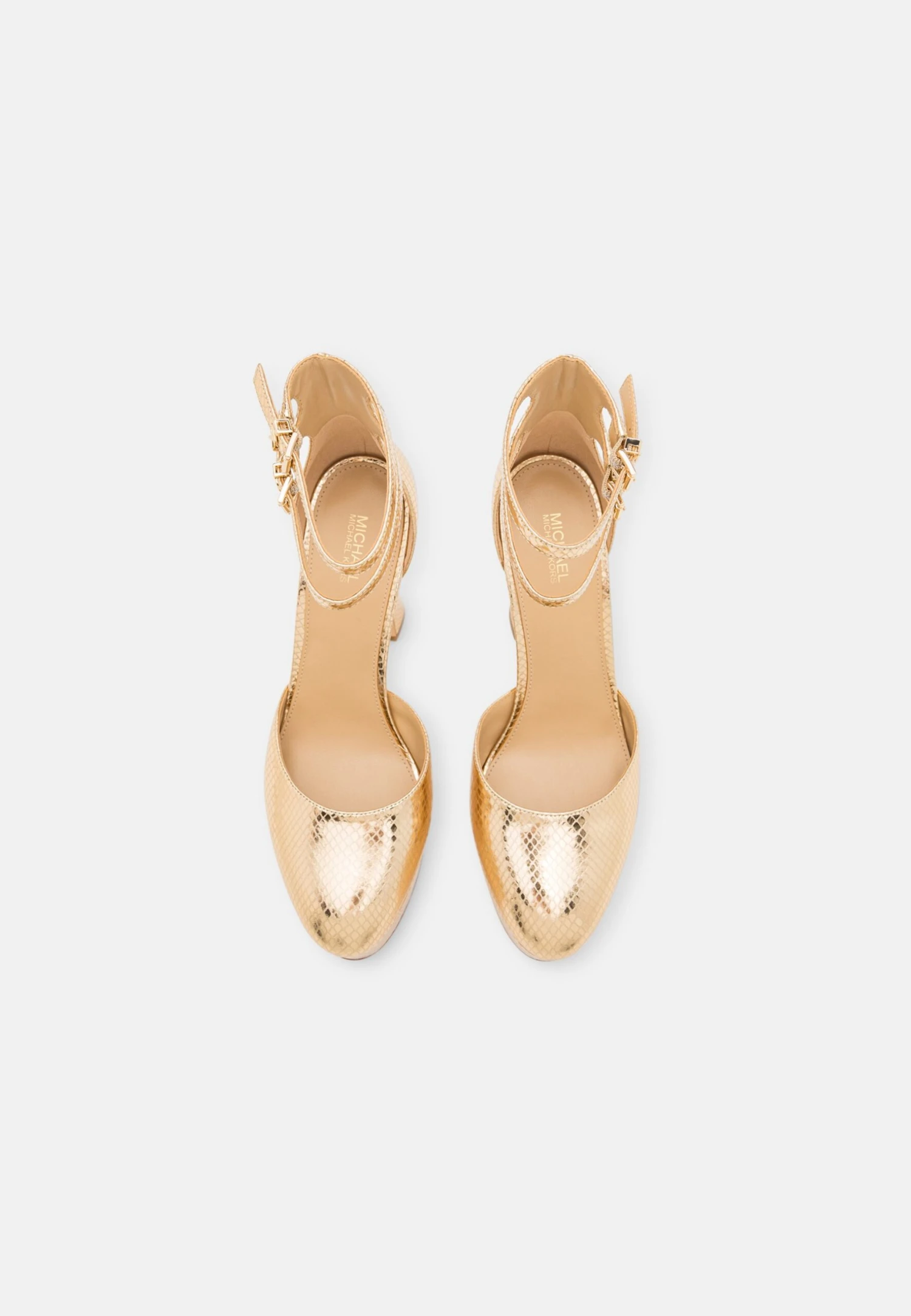 MICHAEL Michael Kors Martina Ankle Strap - Plateaupumps - Pale Gold 7 MICHAEL Michael Kors Martina Ankle Strap - Plateaupumps - Pale Gold - Afbeelding 5