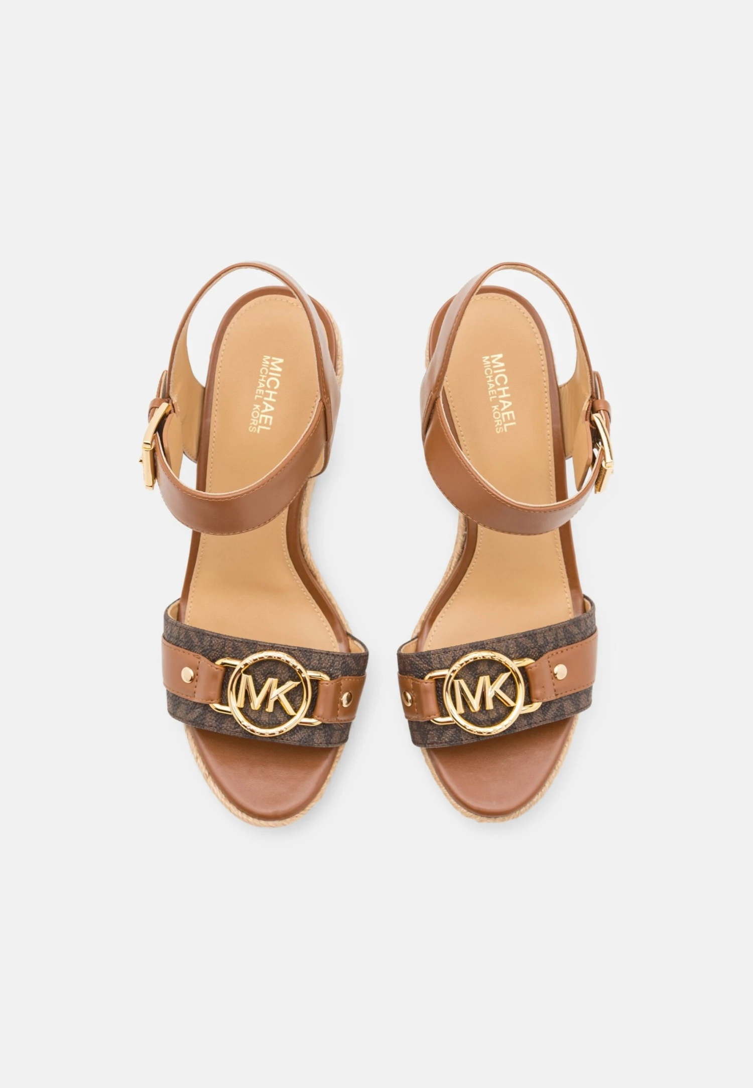 MICHAEL Michael Kors Rory Wedge - Sandalen Met Hoge Hak - Luggage 7 MICHAEL Michael Kors Rory Wedge - Sandalen Met Hoge Hak - Luggage - Afbeelding 5