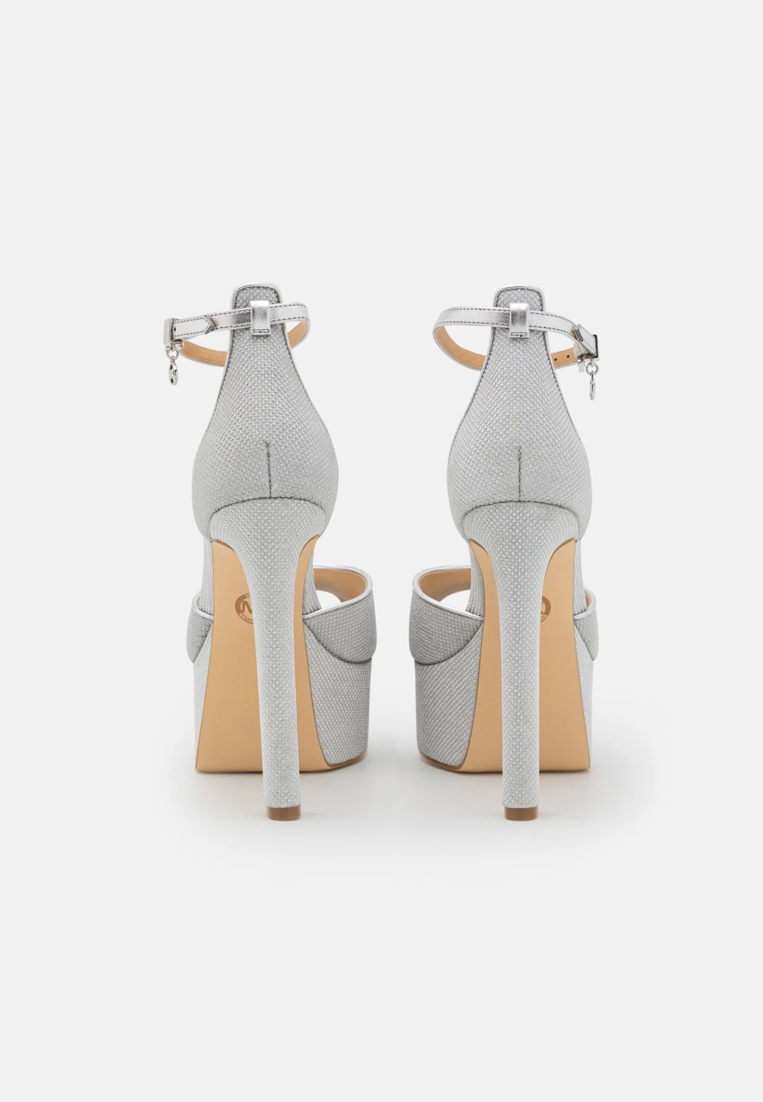 MICHAEL Michael Kors Martina- Sandalen Met Hoge Hak - Silver 6 MICHAEL Michael Kors Martina- Sandalen Met Hoge Hak - Silver - Afbeelding 4