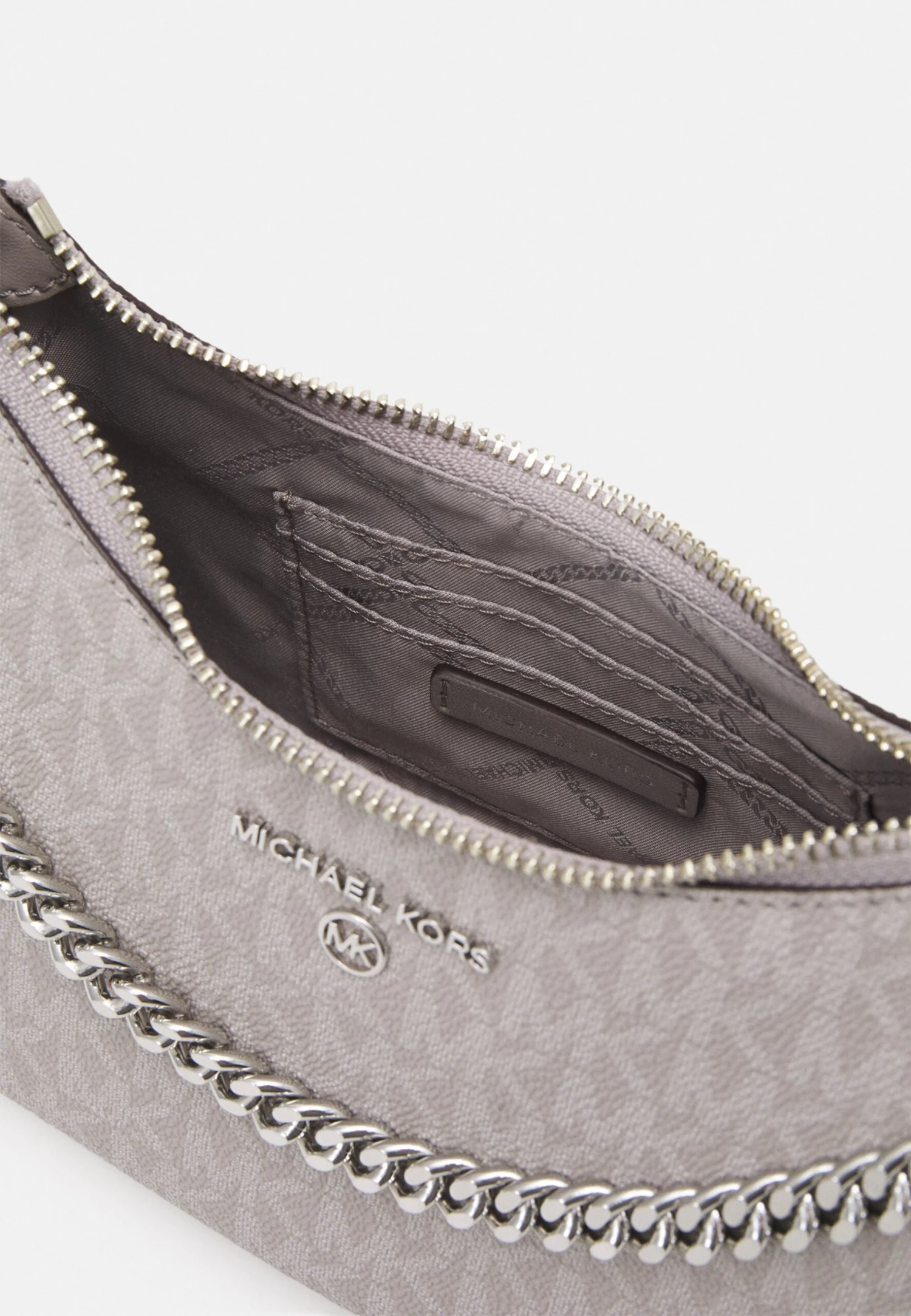 MICHAEL Michael Kors Jet Chain Pouchette - Handtas - Pearl Grey 5 MICHAEL Michael Kors Jet Chain Pouchette - Handtas - Pearl Grey - Afbeelding 3