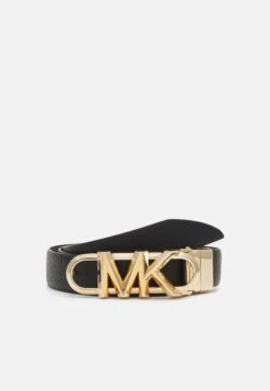 MICHAEL Michael Kors Reversible Belt - Riem - Black/Brown/Gold-Coloured
