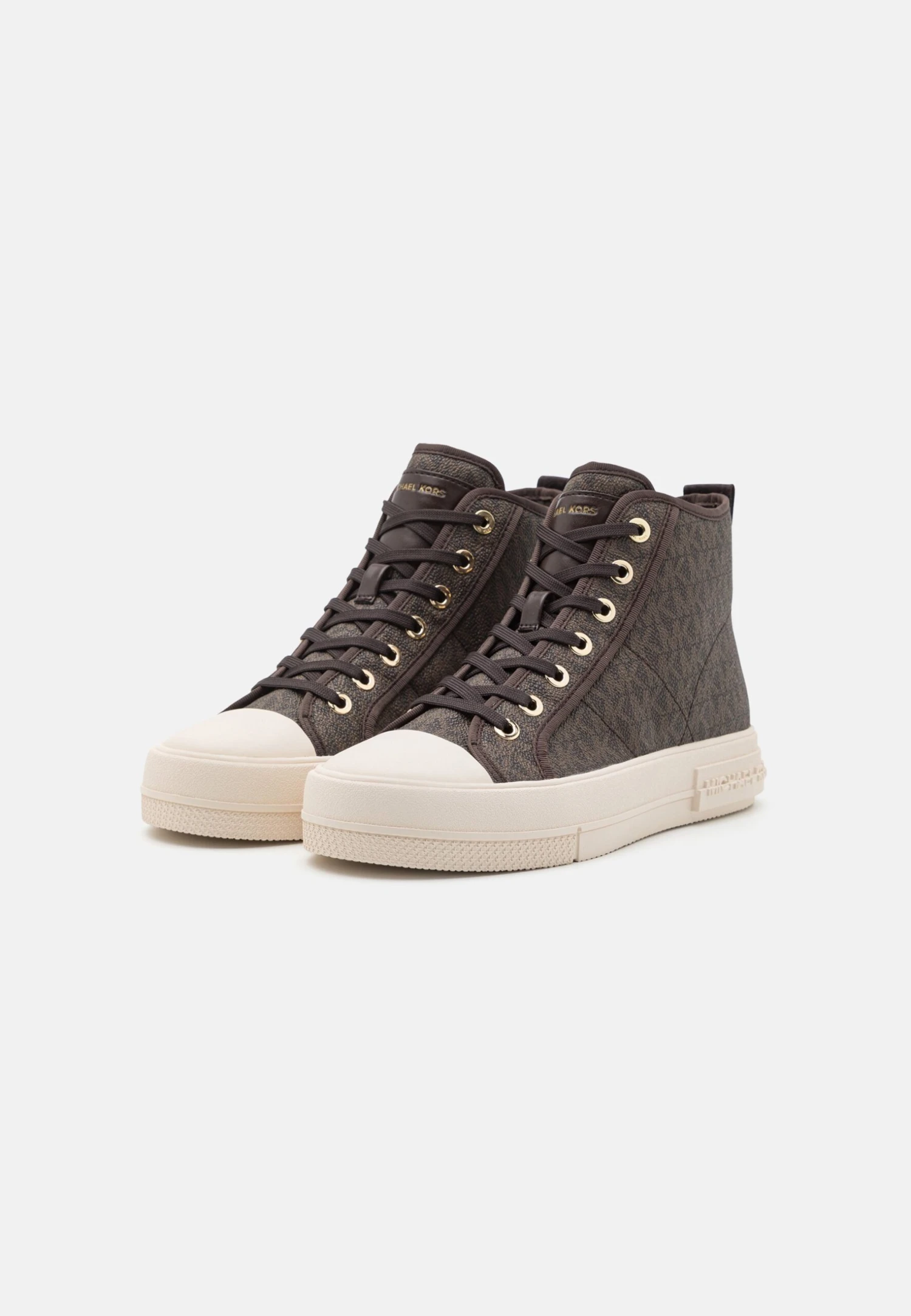 MICHAEL Michael Kors Evy - Sneakers Hoog - Brown 5 MICHAEL Michael Kors Evy - Sneakers Hoog - Brown - Afbeelding 3