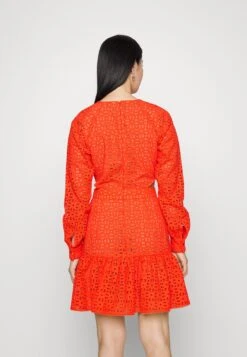 MICHAEL Michael Kors Eyelet Cut Out Mini- Cocktailjurk - Optic Orange 10 MICHAEL Michael Kors Eyelet Cut Out Mini- Cocktailjurk - Optic Orange -MICHAEL Michael Kors 9e3799d6ac1c43239c63bf573054675e